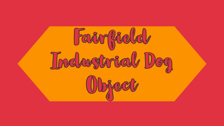 Fairfield Industrial Dog Object in Fairfield 